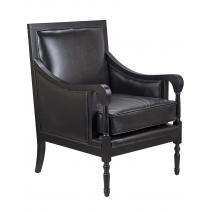  Кресло Colin Black Leather, фото 2 