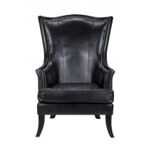  Кресло Chester Black Leather, фото 1 