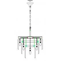  Люстра Odeon 3 Rings Chrome, фото 2 