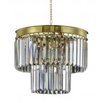  Люстра Odeon 2 Rings Gold, фото 1 
