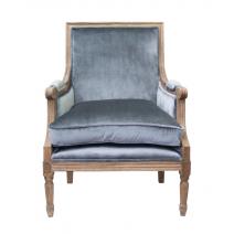  Кресло Coolman Grey Velvet, фото 1 