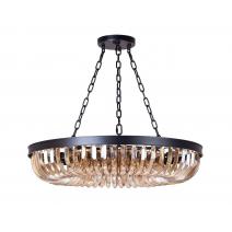  Люстра Terra Black Amber D80, фото 1 