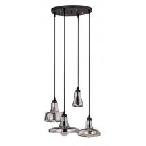  Люстра Boretto Smoke Glass Round, фото 1 