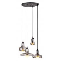  Люстра Boretto Smoke Glass Round, фото 2 