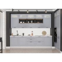  Кухня Империя Шкаф верхний угловой стекло ПУС 550*550 / h-700 / h-900, фото 9 