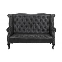  Кожаный дизайнерский диван Royal Sofa Black, фото 1 