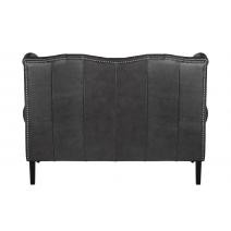 Кожаный дизайнерский диван Royal Sofa Black, фото 4 