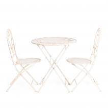  Стол Patio (PL08-11139) стальной сплав, античный белый, 70х75 см, фото 8 