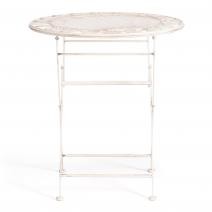  Стол Patio (PL08-11139) стальной сплав, античный белый, 70х75 см, фото 3 