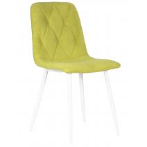  Стул обеденный DOBRIN CHILLY ROMBO, Лайм Simple 14, основание белый, фото 1 