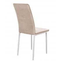  Стул DikLine 272 B03 BEIGE, ножки белые, фото 3 