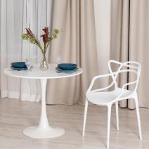  Стул Cat Chair (mod. 028) пластик, 53 x 59 x 82,5 см, белый (White C0057) (Комплект из 2 шт.), фото 8 