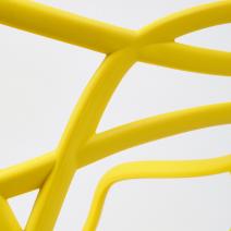  Стул Cat Chair (mod. 028) пластик, 53 x 59 x 82,5 см, желтый (Yellow Y-01) (Комплект из 2 шт.), фото 7 