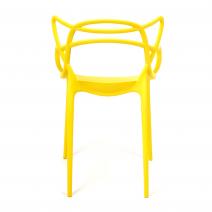 Стул Cat Chair (mod. 028) пластик, 53 x 59 x 82,5 см, желтый (Yellow Y-01) (Комплект из 2 шт.), фото 4 