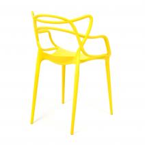  Стул Cat Chair (mod. 028) пластик, 53 x 59 x 82,5 см, желтый (Yellow Y-01) (Комплект из 2 шт.), фото 3 