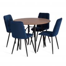  Стул обеденный Asti TREND, велюр, Blue (синий), 47х54х86 см, фото 6 