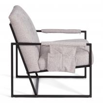  Кресло Charli LUX/Чарли Люкс велюр/букле, VT shape silver, 70х80х82 см, фото 2 