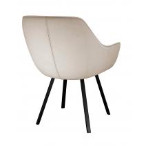  Стул DikLine 352 поворотный, B03 BEIGE, ножки черные, фото 3 