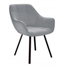  Стул DikLine 352 поворотный, B22 GREY, ножки черные, фото 4 