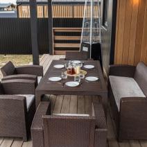  Обеденный комплект LANA LUX DINING L коричневый, фото 3 
