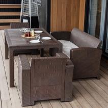  Обеденный комплект LANA LUX DINING S коричневый, фото 4 