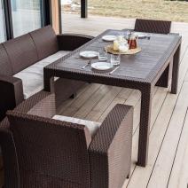  Обеденный комплект LANA LUX DINING S коричневый, фото 2 