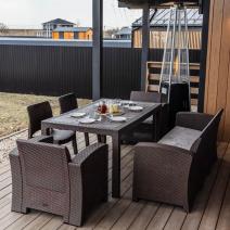  Обеденный комплект LANA LUX DINING M коричневый, фото 1 