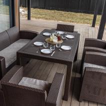  Обеденный комплект LANA LUX DINING L коричневый, фото 4 
