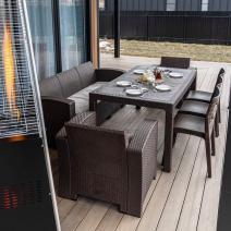  Обеденный комплект LANA LUX DINING XL коричневый, фото 2 