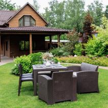  Обеденный комплект LANA LUX DINING XL коричневый, фото 6 