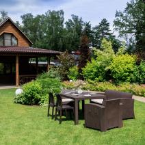  Обеденный комплект LANA LUX DINING M коричневый, фото 8 