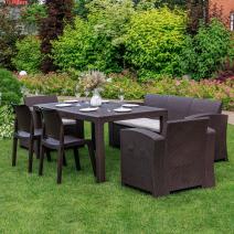  Обеденный комплект LANA LUX DINING M коричневый, фото 1 
