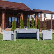 Обеденный комплект LANA LUX DINING S светло-серый, фото 2 