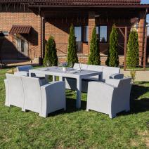  Обеденный комплект GRAND LANA LUX DINING L светло-серый, фото 4 