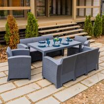  Обеденный комплект GRAND LANA LUX DINING XL графитовый, фото 1 