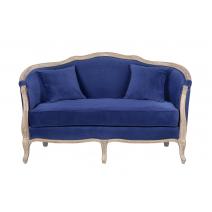  Дизайнерский двухместный диван Darcy 2 Blue, фото 1 