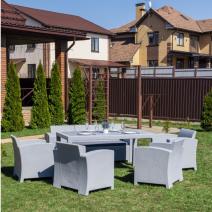  Обеденный комплект LANA LUX DINING L светло-серый, фото 2 