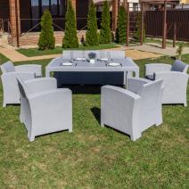  Обеденный комплект LANA LUX DINING L светло-серый, фото 3 