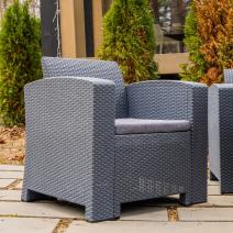  Обеденный комплект LANA LUX DINING L графитовый, фото 5 