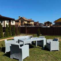  Обеденный комплект LANA LUX DINING L светло-серый, фото 4 