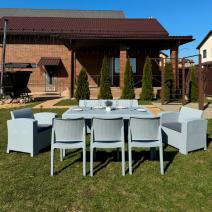  Обеденный комплект LANA LUX DINING XL светло-серый, фото 1 