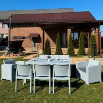 Обеденный комплект LANA LUX DINING XL светло-серый, фото 2 