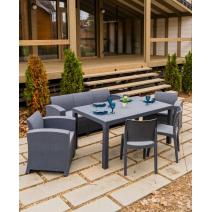  Обеденный комплект LANA LUX DINING M графитовый, фото 1 