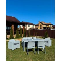  Обеденный комплект LANA LUX DINING M светло-серый, фото 2 