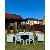  Обеденный комплект LANA LUX DINING M светло-серый, фото 3 