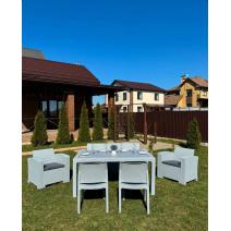  Обеденный комплект LANA LUX DINING M светло-серый, фото 4 
