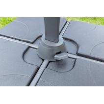  Зонт SKY BLACK круглый в комплекте с утяжелителями, фото 6 