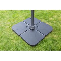  Зонт SKY BLACK круглый в комплекте с утяжелителями, фото 5 