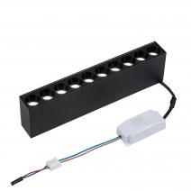  Накладной черный LED светильник с драйвером, 20Вт, 4000К,  36°, 1595лм, фото 3 