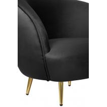  Мягкое кресло Small Benee Black, фото 5 